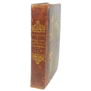 OSTROWSKI- DAUGHTERS AND LAWS OF THE POLISH CHURCH vol. 1-2 ed. 1846