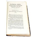 FLAWIUS - DIE ALTEN JÜDISCHEN LEBEN T.1-3 [komplett in 2 Bänden] ed.1829.