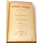 BOBRZYŃSKI - DZIEJE POLSKI t.1-2 (komplet w 1wol.) wyd. 1880r.