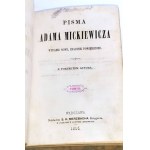MICKIEWICZ- PAN TADEUSZ t.1-2 [komplet w 1 wol.] 1858