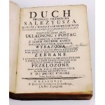 CAMUS- DUCH ŚWIĘTEGO FRANCISZKA SALEZYUSZA. BISKUPA Y XIĄŻĘCIA GENEWSKIEGO, FUNDATORA ZAKONU NAWIEDZENIA N.M.P. wyd. 1770