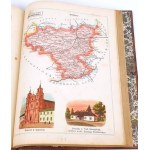 BAZEWICZ - GEOGRAPHICAL ATLAS OF THE KINGDOM OF POLAND publ. 1907