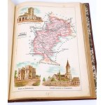 BAZEWICZ - GEOGRAPHISCHER ATLAS DES POLNISCHEN KÖNIGREICHS, veröffentlicht 1907