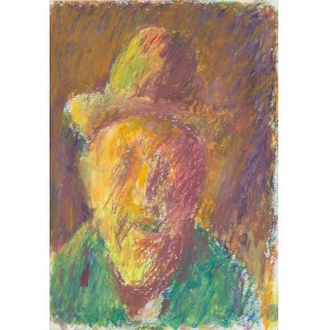 Jerzy Panek (1918 Tarnów - 2001 Kraków), Portrait of a Man in a Hat