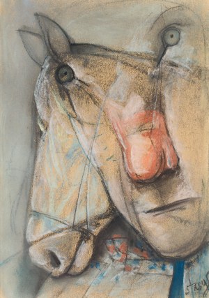 Stasys Eidrigevicius (ur. 1949, Medinskaiai na Litwie), Głowa (koń)