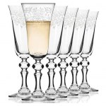 Pommery Brut Rose Champagne 0.75L 12.5% 4 bottles + glass set