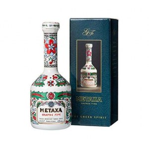 Metaxa Grande Fine 0.7L 40% 40-jährige Flasche hergestellt in den 1980er Jahren 2 Flaschen
