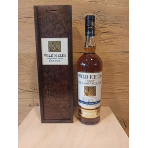 Wild Fields Single Malt 100% Wheat Polish Whisky in wooden box, 0,7L 46,5%