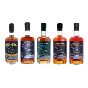 Cane Island Single Estate Rhum 0.7L 43% Set - 5 pieces