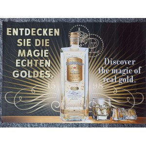 Original Danziger Goldwasser advertising poster