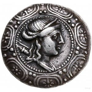 tetradrachma 167-149 pne, Amphipolis; Aw: Tarcza macedo...