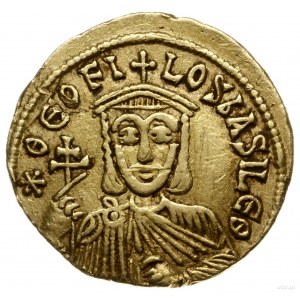 solidus 831-842, Konstantynopol; Aw: Popiersie cesarza ...