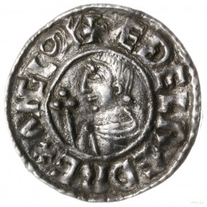 denar typu crux, 991-997, mennica Exeter, mincerz Luda;...