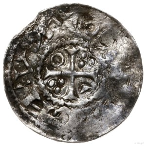 naśladownictwo denara bawarskiego króla Henryka II; Aw:...