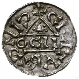 denar 1018-1026, mincerz Oc; Napis HEINRICVS DVX wkompo...