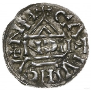 denar 1002-1009, mincerz Aig; Krzyż z kółkiem, dwoma tr...