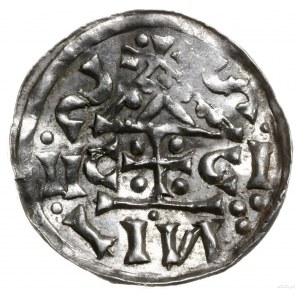 denar 1018-1026, mincerz Kid; Napis HEINRICVS DVX wkomp...