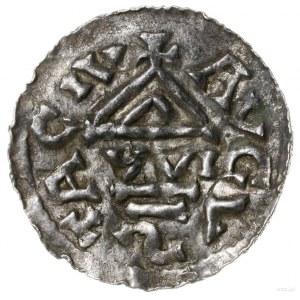 denar 989-996, mincerz Vilja; Krzyż z kółkiem i dwiema ...