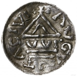 denar 1006-1009, mincerz Vilja; Krzyż z kółkiem i dwoma...
