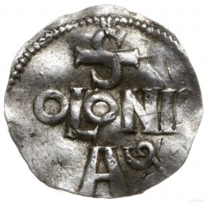 denar 983-1002; Krzyż z kulkami w kątach, OTTO REX / Na...