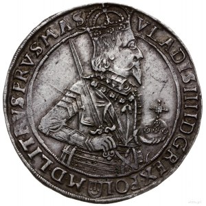 talar 1634, Bydgoszcz; Aw: Półpostać króla w prawo i na...