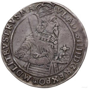 talar 1636, Bydgoszcz; Aw: Półpostać króla w prawo i na...