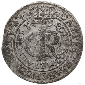 złotówka (tymf) 1663, Lwów; wariant z dużą literą R w m...