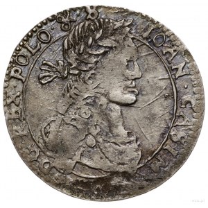 ort 1664, Wilno; obwódki po obu stronach monety; H-Cz. ...