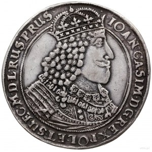 FALS - talar 1649, Toruń; Aw: Popiersie króla z koronkowym koł...