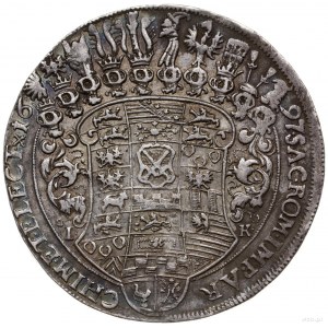 talar 1697 IK, Drezno; Aw: Popiersie króla w prawo, wok...