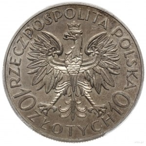 10 zlotych 1933, Warszawa; Jan III Sobieski - 250. rocz...