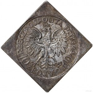 klipa 10 złotych 1933, Warszawa; Jan III Sobieski - 250...