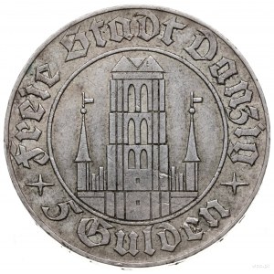 5 guldenów 1932, Berlin; Kościół Marii Panny; AKS 9, CN...