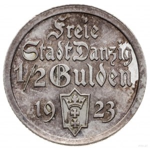 1/2 guldena 1923, Utrecht; koga; AKS 16, CNG 514.I, Jae...