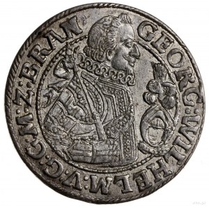 ort 1622, Królewiec; półpostać księcia bez mitry książę...