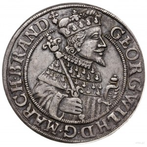 ort 1625, Królewiec; popiersie księcia w płaszczu elekt...