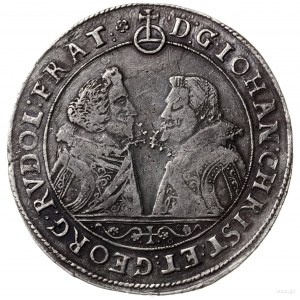 talar 1620, Złoty Stok; Aw: Popiersia braci i napis wok...