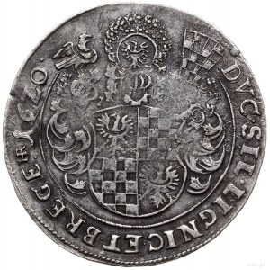 talar 1620, Złoty Stok; Aw: Popiersia braci i napis wok...