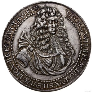 1 1/4 talara pośmiertnego 1675, Brzeg; Aw: Popiersie 3/...