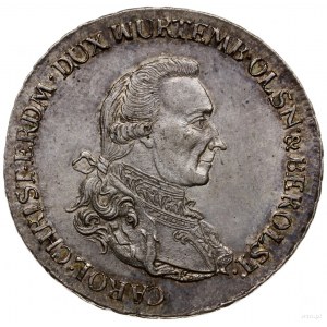 talar 1785 B, Wrocław; Aw: Popiersie w prawo z literą K...