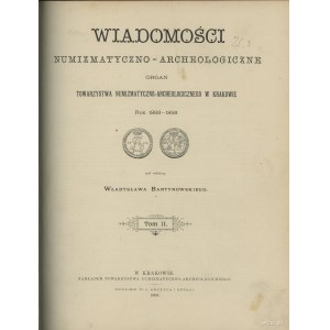 Wiadomości Numizmatyczno-Archeologiczne tom II (1893-18...