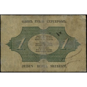 1 rubel srebrem 1856, seria 136, numeracja 8023894, pod...