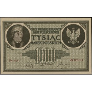 1.000 marek polskich 17.05.1919, seria AA, numeracja 49...