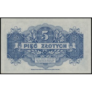 5 złotych 15.08.1939, seria A 2223098; Lucow 1016 (R5),...