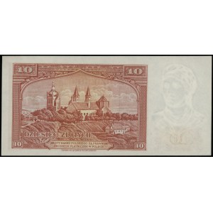 10 złotych 15.08.1939, seria E 172058; Lucow 1022 (R6),...