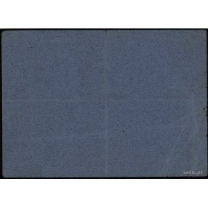 bon na 1 markę (1944); numeracja 701961, papier niebies...