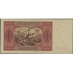 100 złotych 1.07.1948, seria L 670287; Lucow 1295 (R4),...