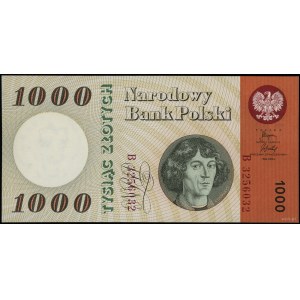 1.000 złotych 29.10.1965, seria B, numeracja 3256032; L...
