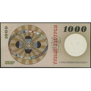 1.000 złotych 29.10.1965, seria B, numeracja 3256032; L...