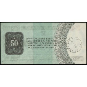 50 dolarów 1.10.1979, seria HJ 0108996; Miłczak B35; ze...